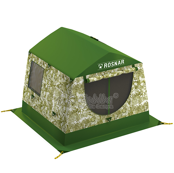 Всесезонная, армейская, зимняя палатка и мобильная баня РОСНАР РС-22, картинка, фото, фотография, видео от Мобиба